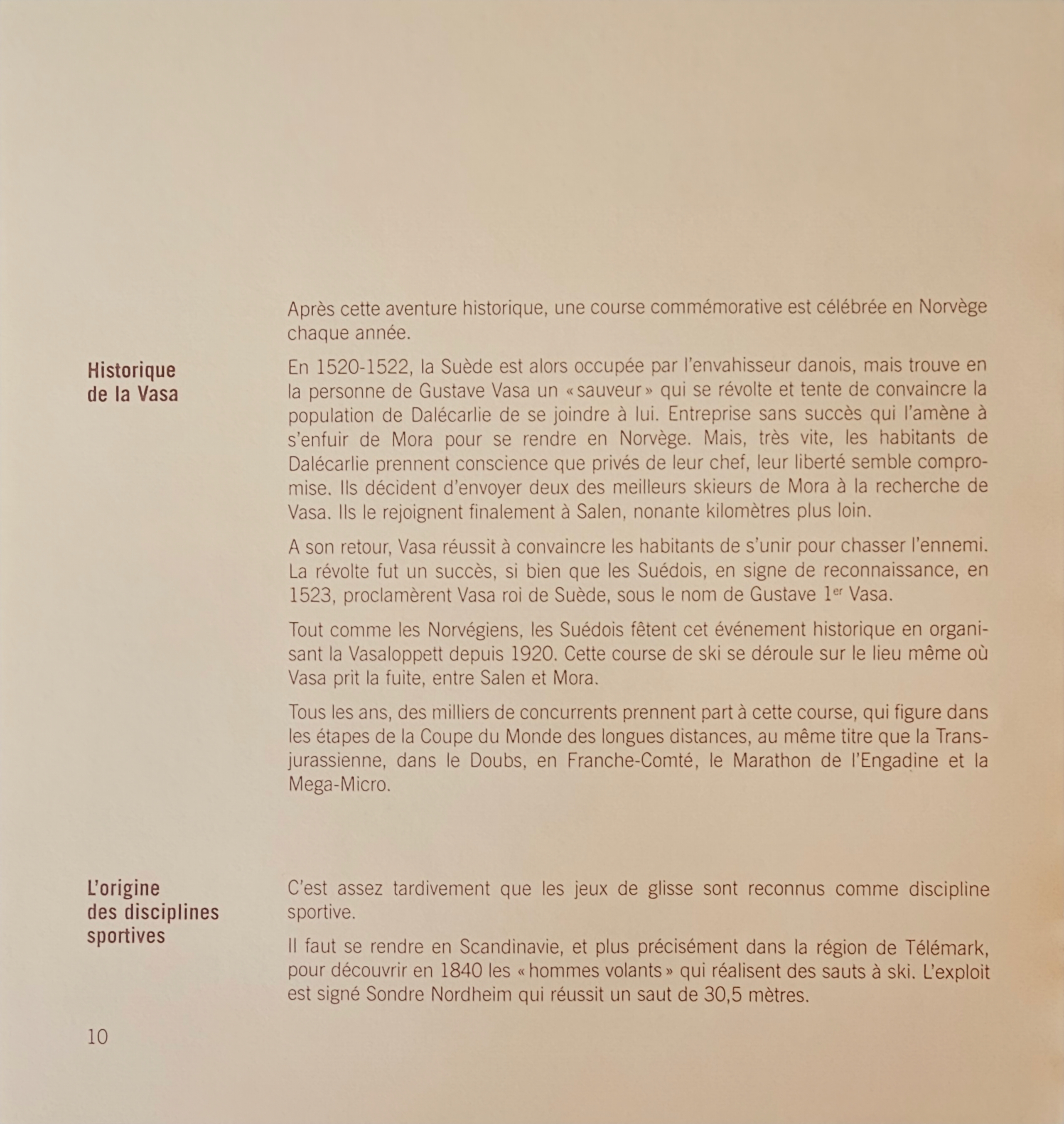 Brochure historique page 11